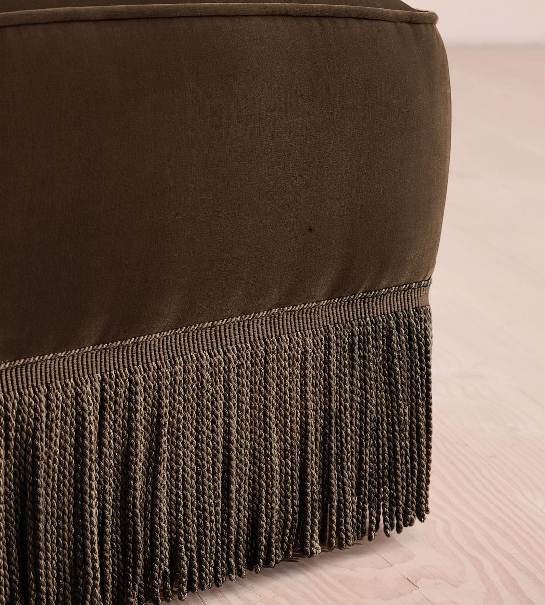 Elowen Ottoman - Velvet - Chocolate - UK - Images - Image 5