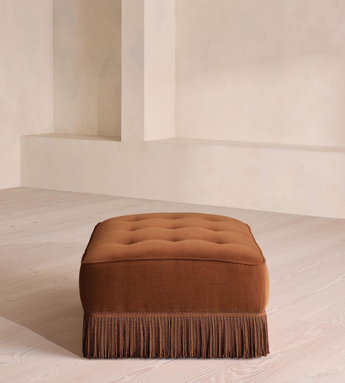 Elowen Ottoman - Velvet - Cinnamon - US - Image 9