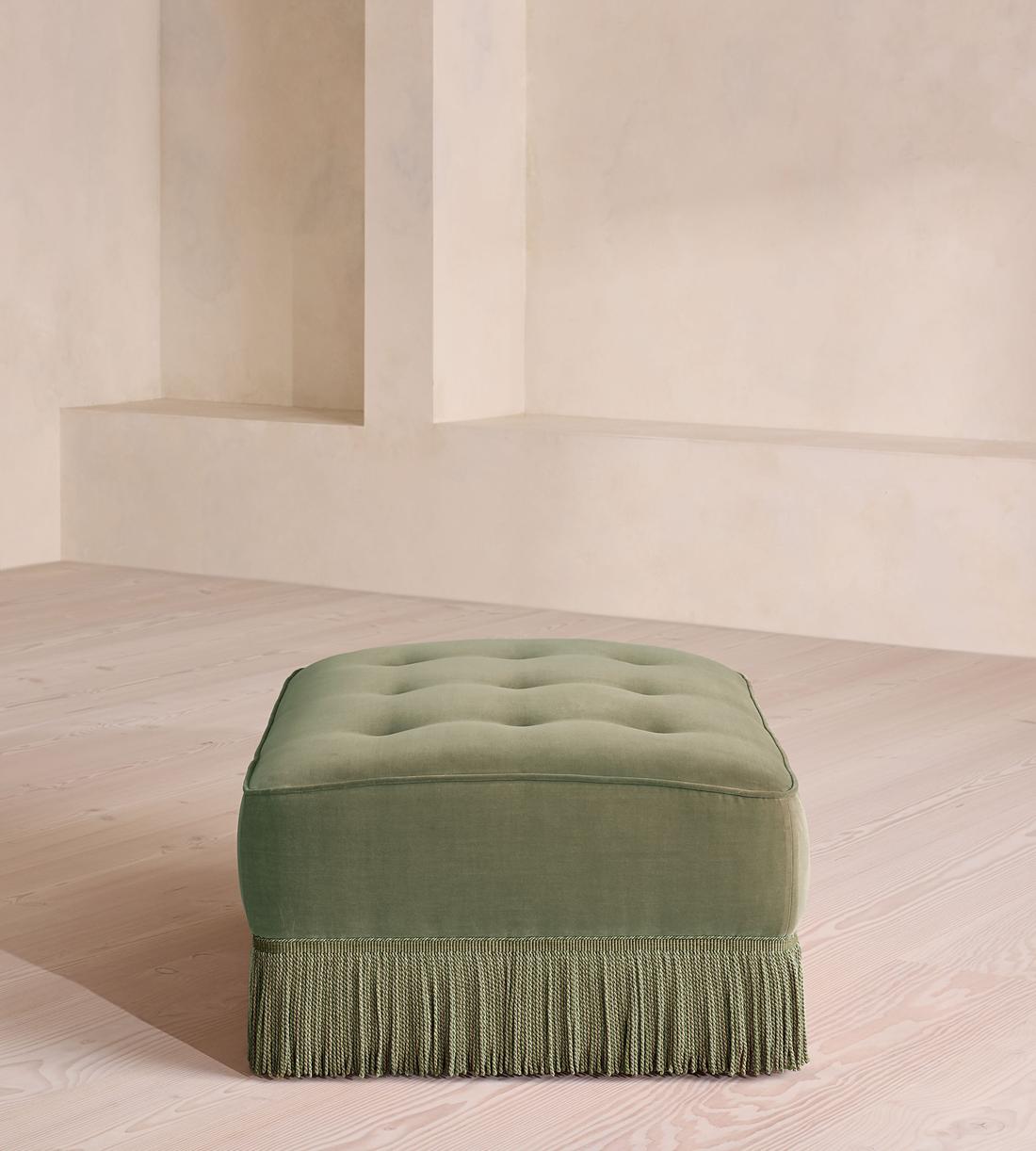 Elowen Sectional Sofa - Left Arm Module - Velvet - Seafoam - US - Image 9
