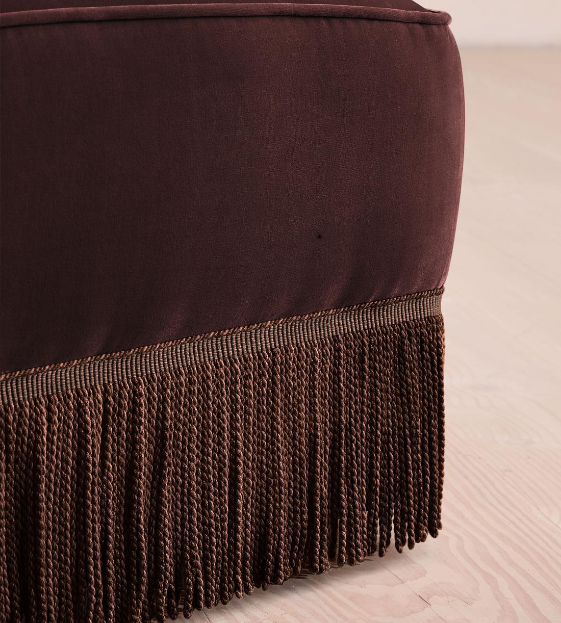 Elowen Ottoman - Velvet - Aubergine - US - Images - Image 5