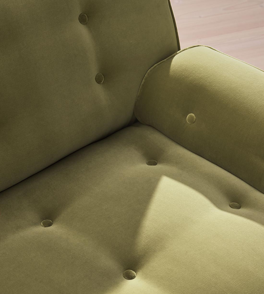 Elowen Modular Sofa - Three Seater - Velvet - Lichen UK - Images - Image 6