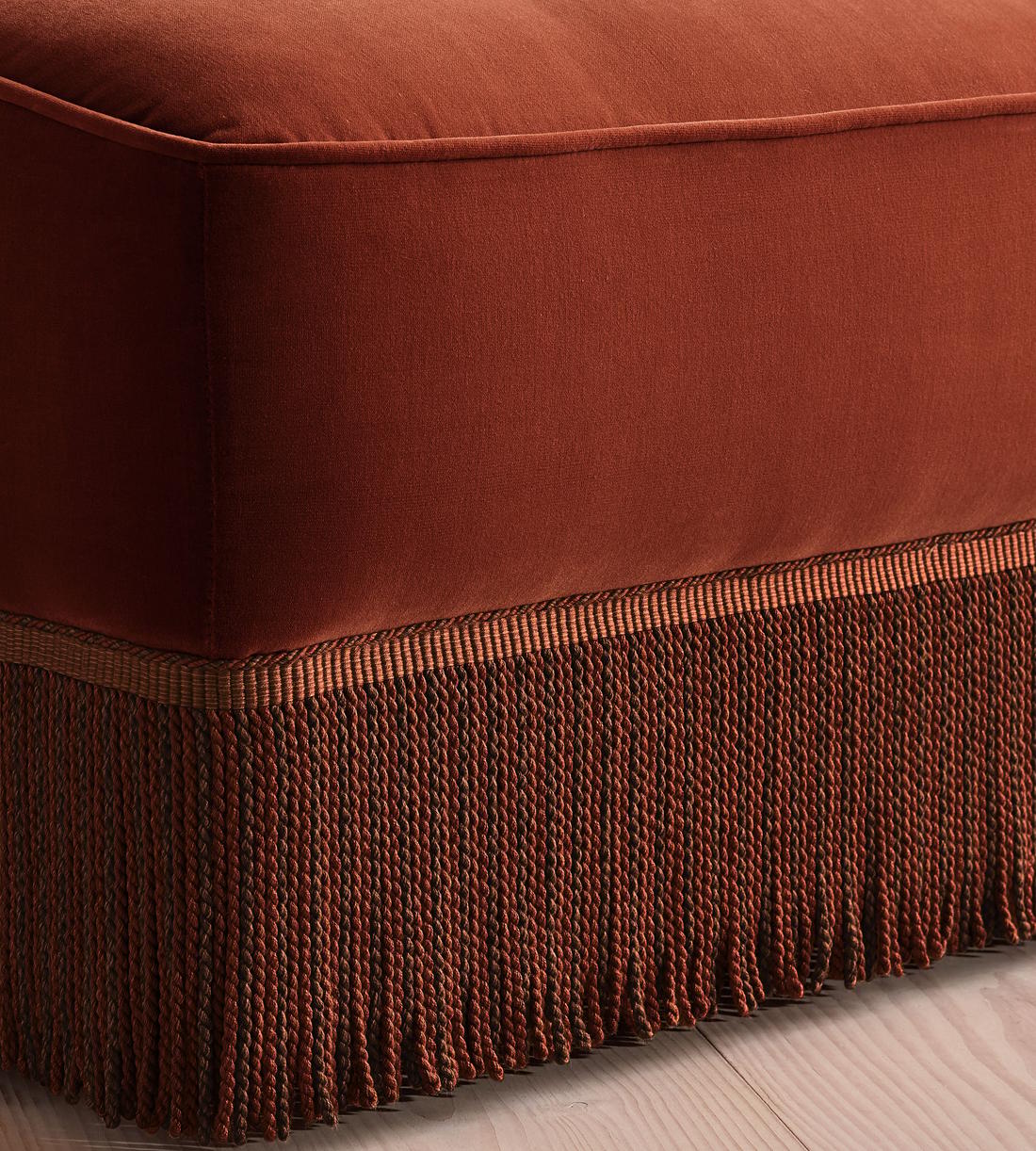 Elowen Modular Sofa - Three Seater - Velvet - Rust UK - Images - Image 5