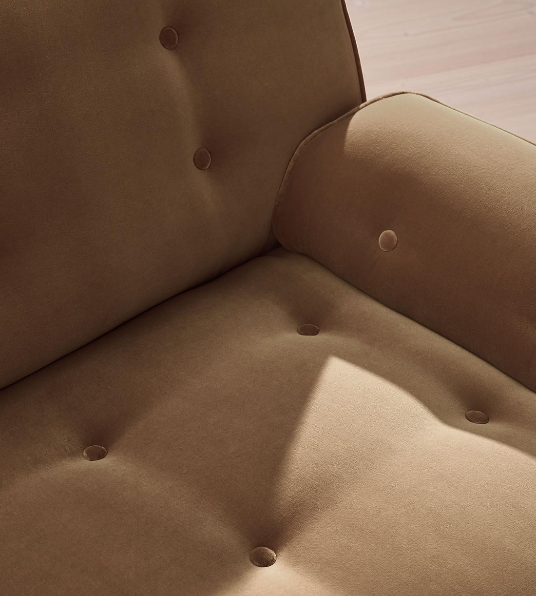 Elowen Sectional Sofa - Three Seater - Velvet - Truffle - US - Images - Image 5