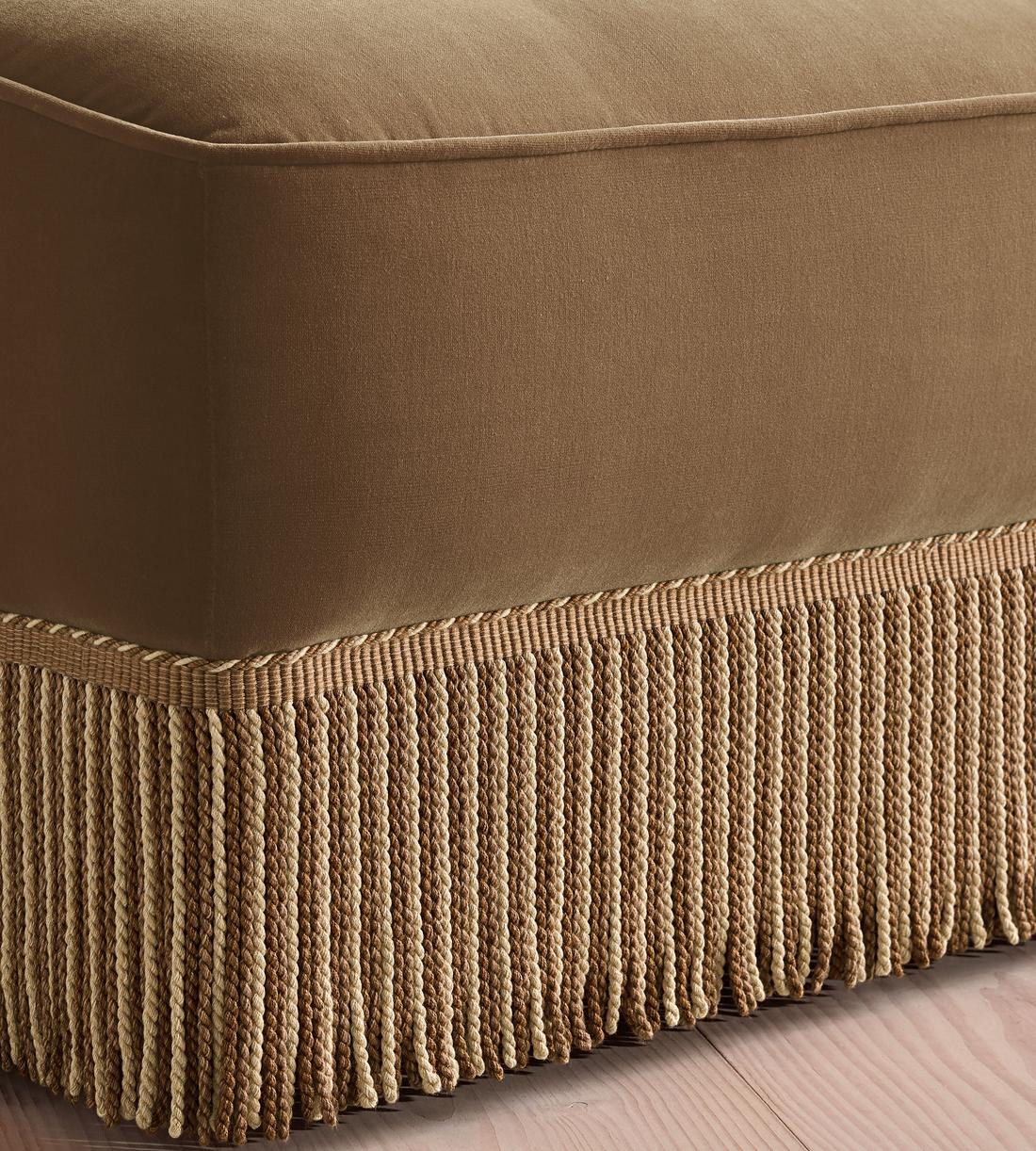 Elowen Sectional Sofa - Three Seater - Velvet - Truffle - US - Images - Image 6