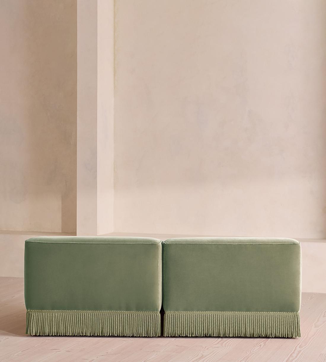 Elowen Modular Sofa - Three Seater - Velvet - Seafoam - UK - Images - Image 4