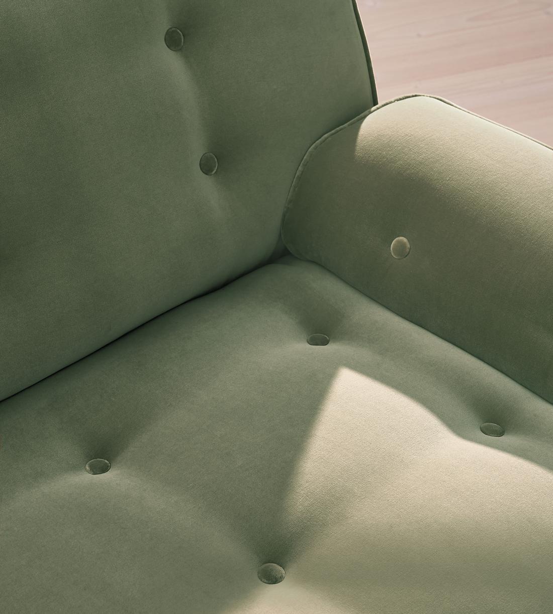 Elowen Modular Sofa - Three Seater - Velvet - Seafoam - UK - Images - Image 5