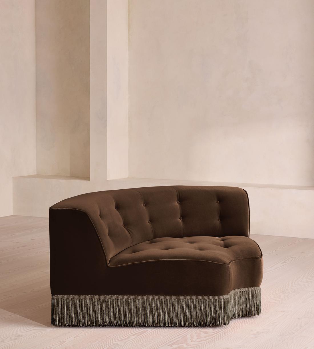 Elowen Ottoman - Velvet - Chocolate - US - Image 8