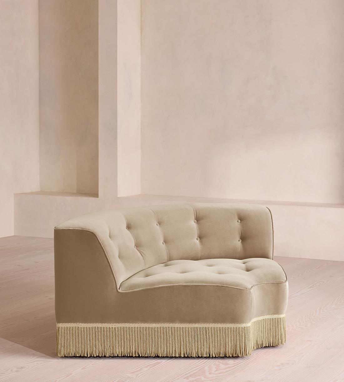 Elowen Ottoman - Velvet - Oyster - US - Image 8