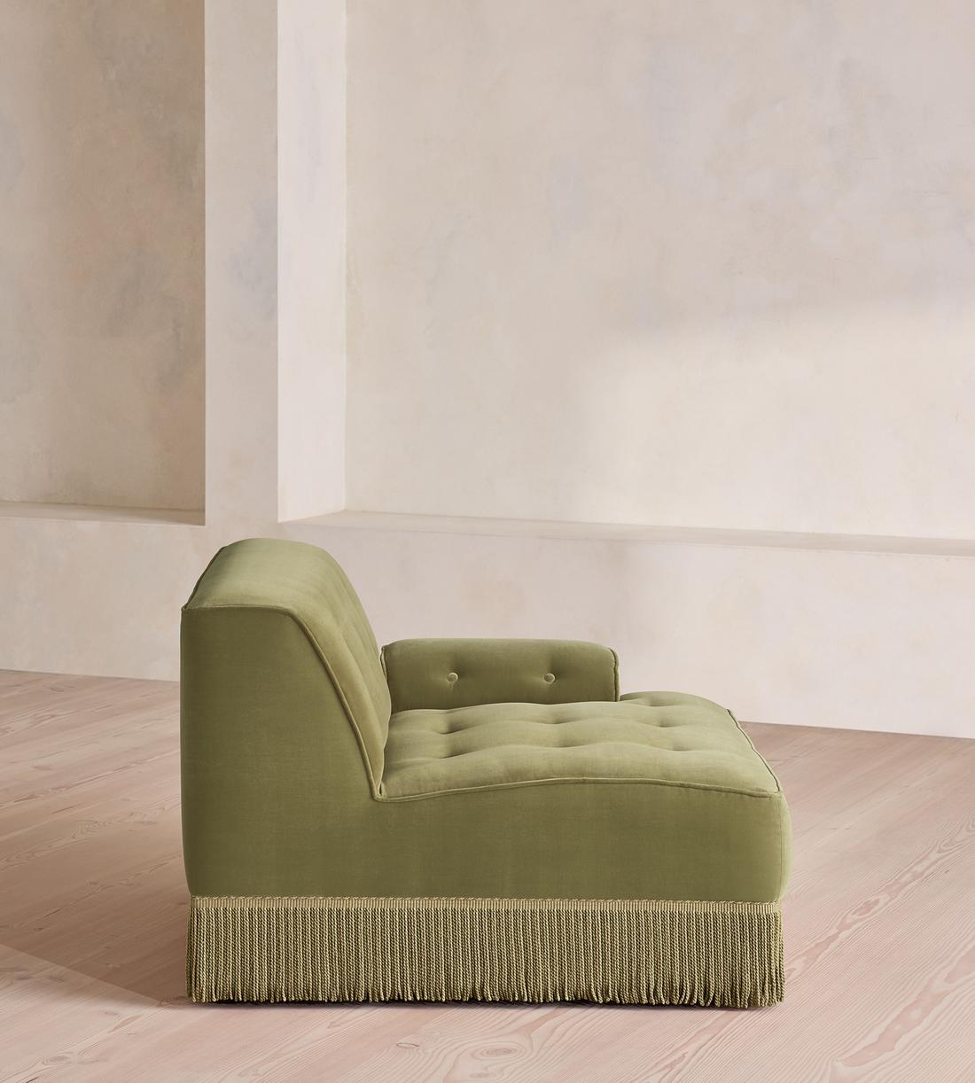 Elowen Modular Sofa - Corner Module - Velvet - Lichen - UK - Image 7