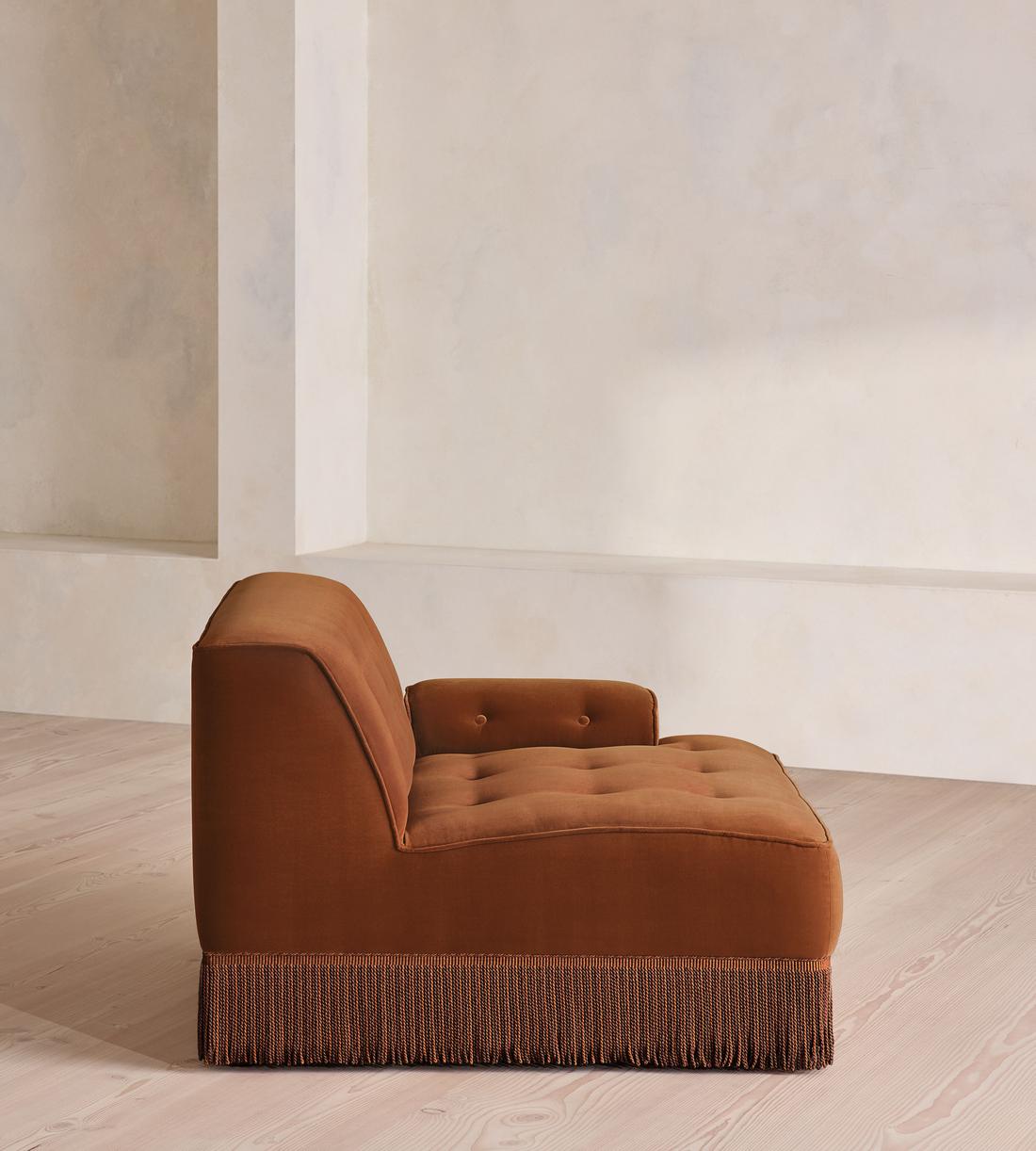 Elowen Ottoman - Velvet - Cinnamon - US - Image 6