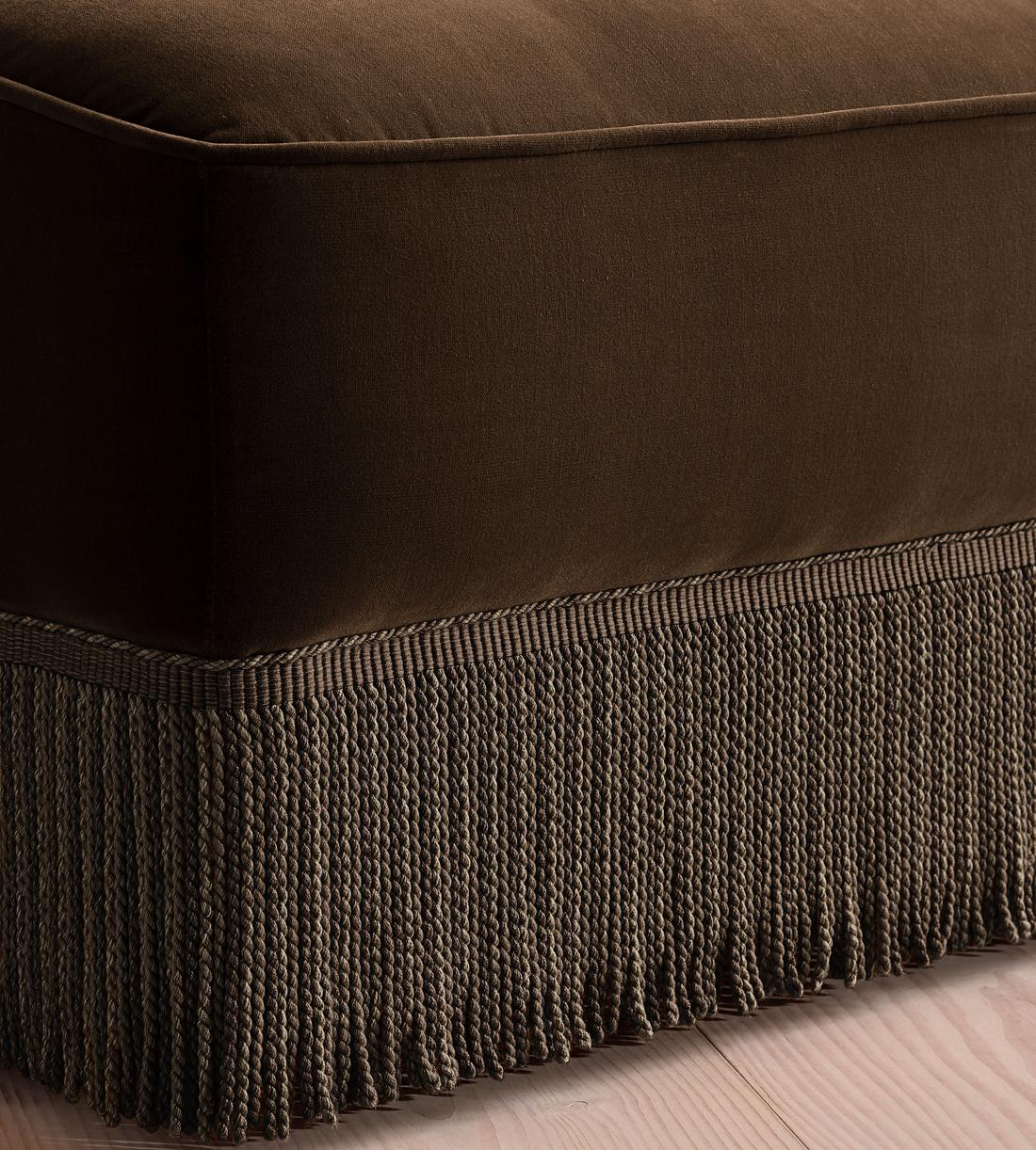 Elowen Modular Sofa - Left Arm Module - Velvet - Chocolate - UK - Image 5