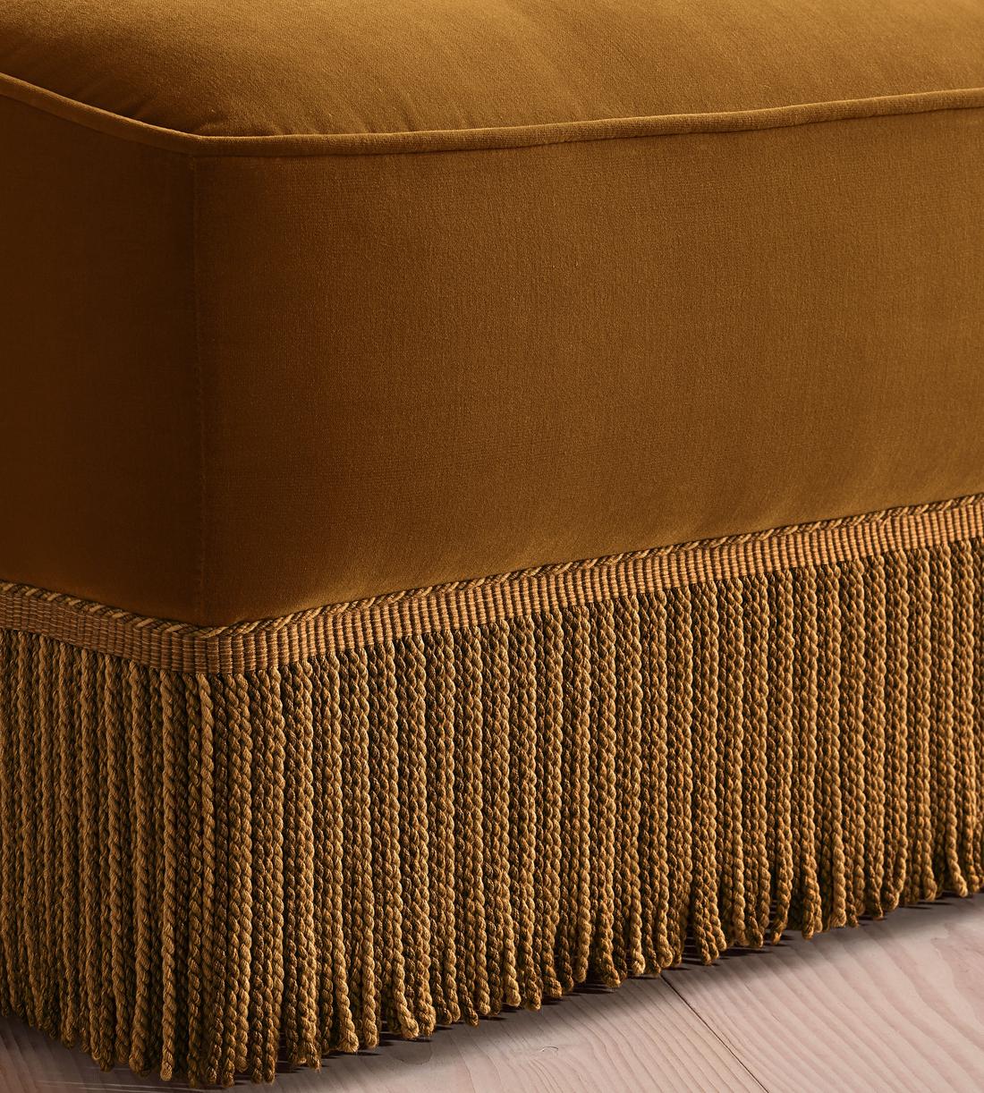 Elowen Modular Sofa - Corner Module - Velvet - Mustard - UK - Image 5