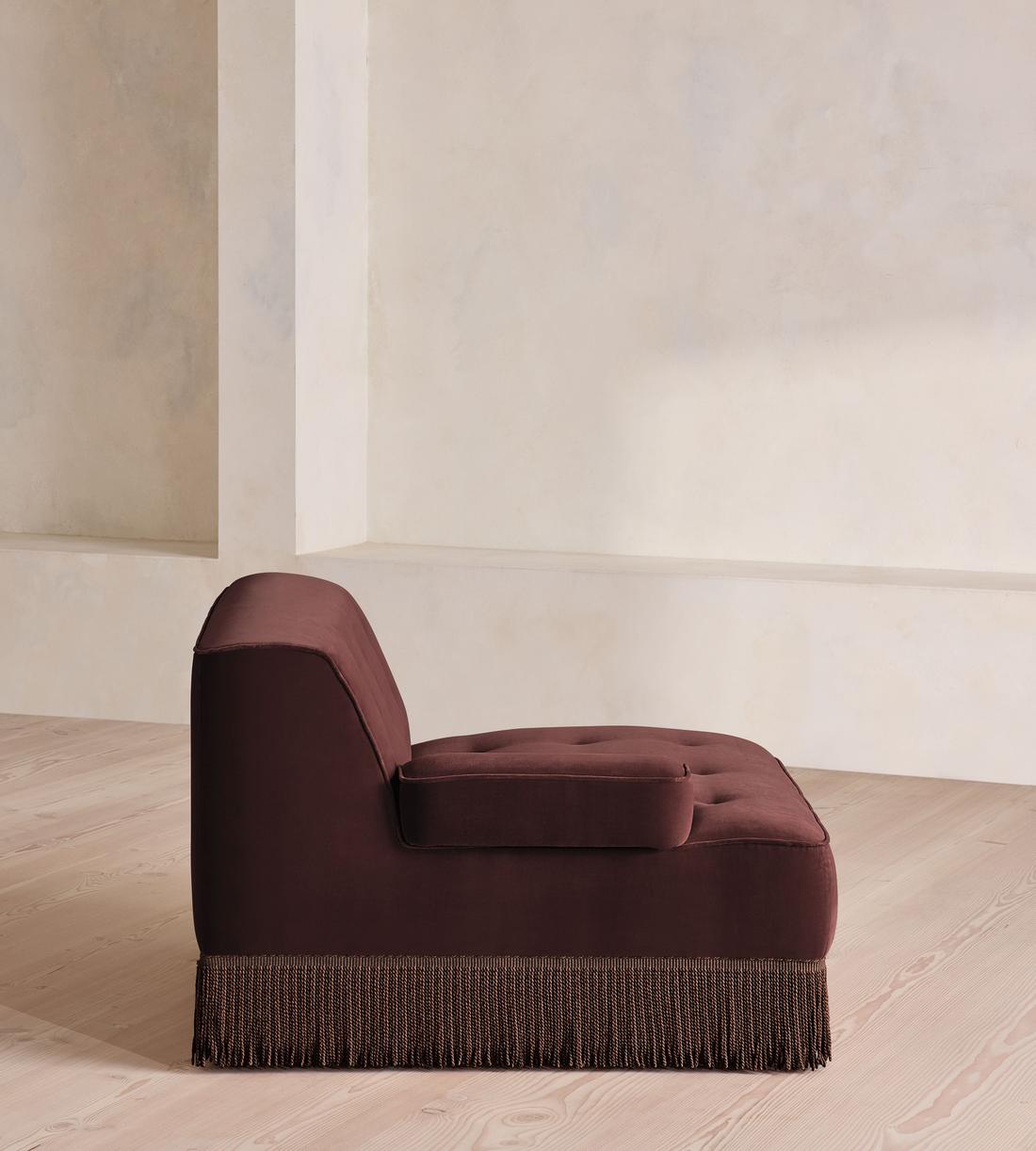 Elowen Ottoman - Velvet - Aubergine - US - Image 3