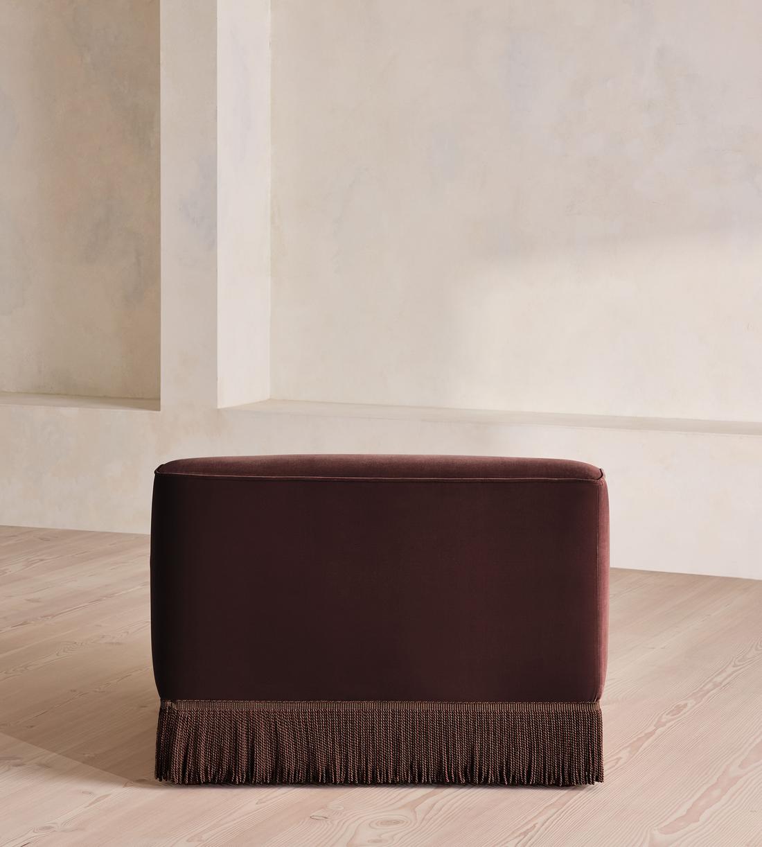 Elowen Ottoman - Velvet - Aubergine - US - Image 4