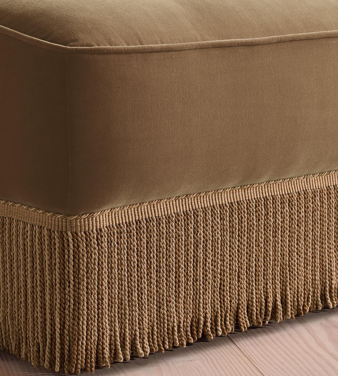 Elowen Ottoman - Velvet - Truffle - US - Image 5
