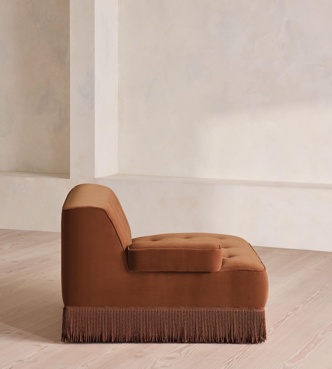 Elowen Ottoman - Velvet - Cinnamon - US - Image 3
