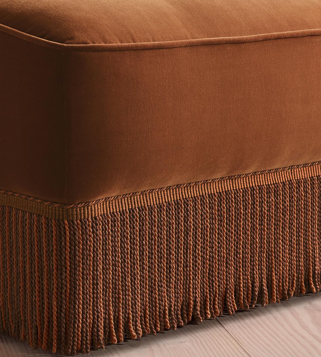 Elowen Ottoman - Velvet - Cinnamon - US - Image 5