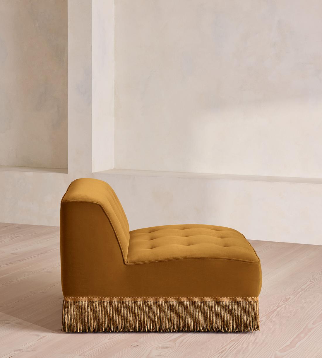 Elowen Ottoman - Velvet - Mustard - US - Image 7