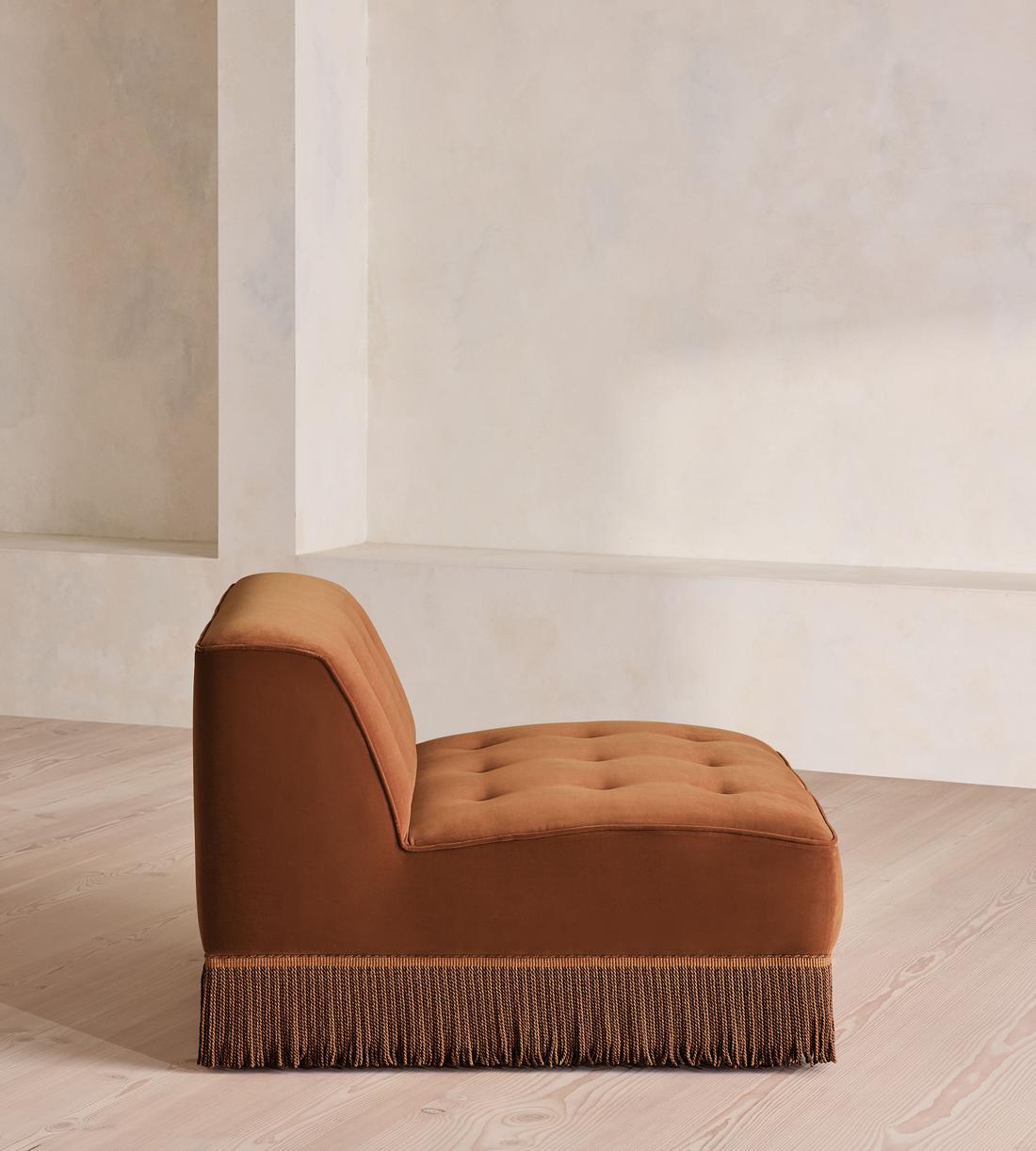 Elowen Ottoman - Velvet - Cinnamon - US - Image 7