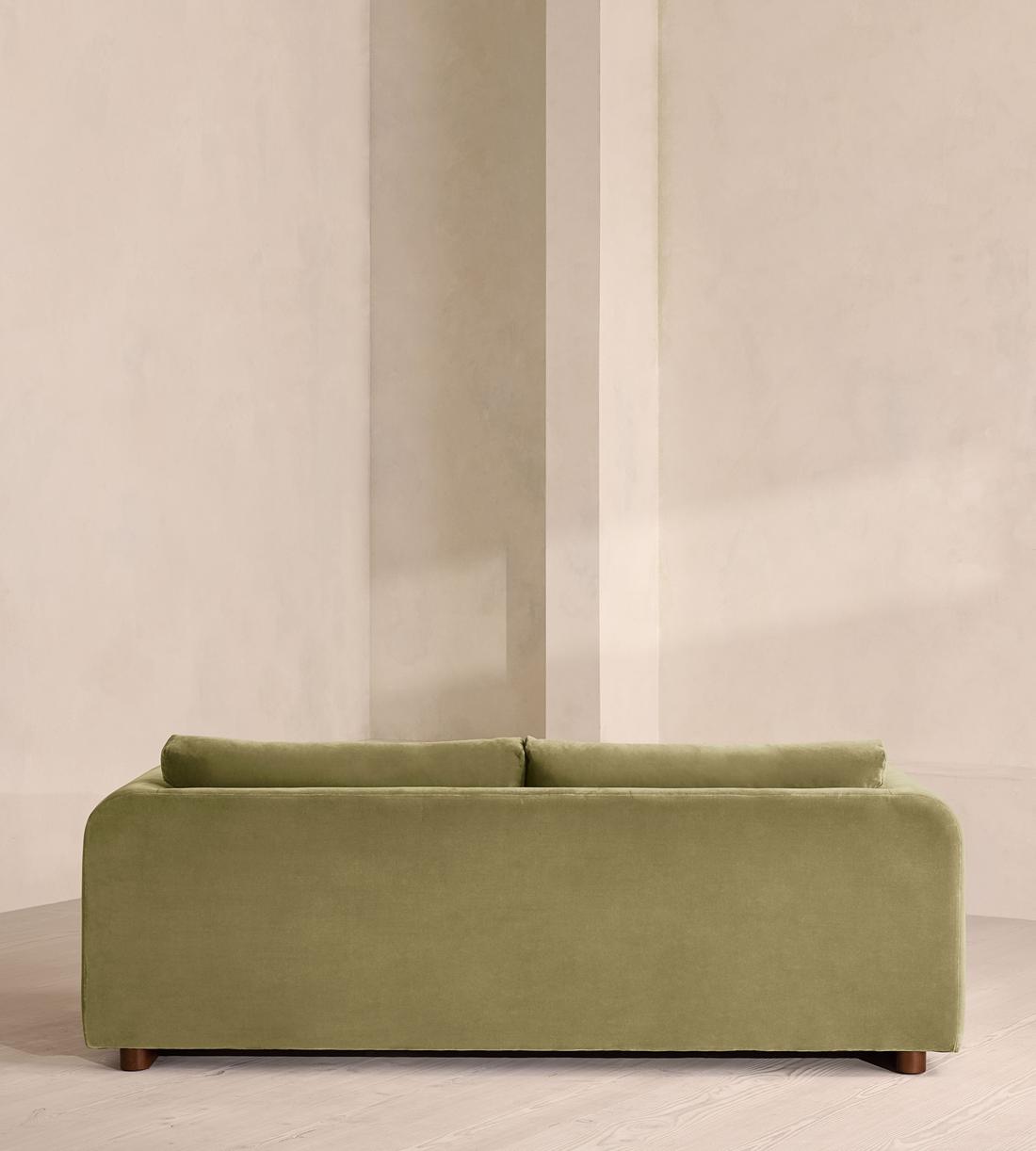 Farrell Three Seater Sofa - Velvet - Lichen - Images - Image 4
