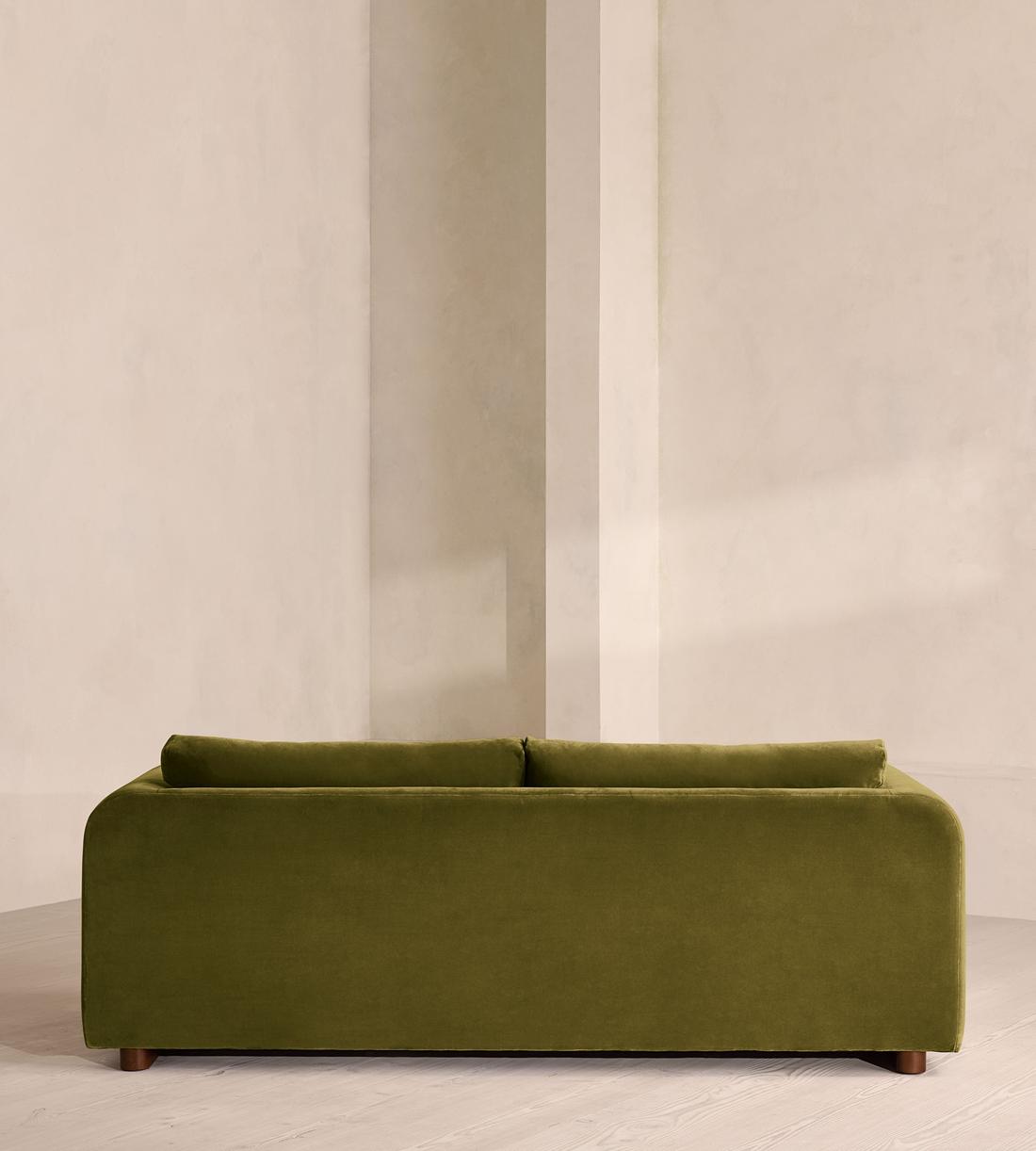 Farrell Three Seater Sofa - Velvet - Olive - Images - Image 4