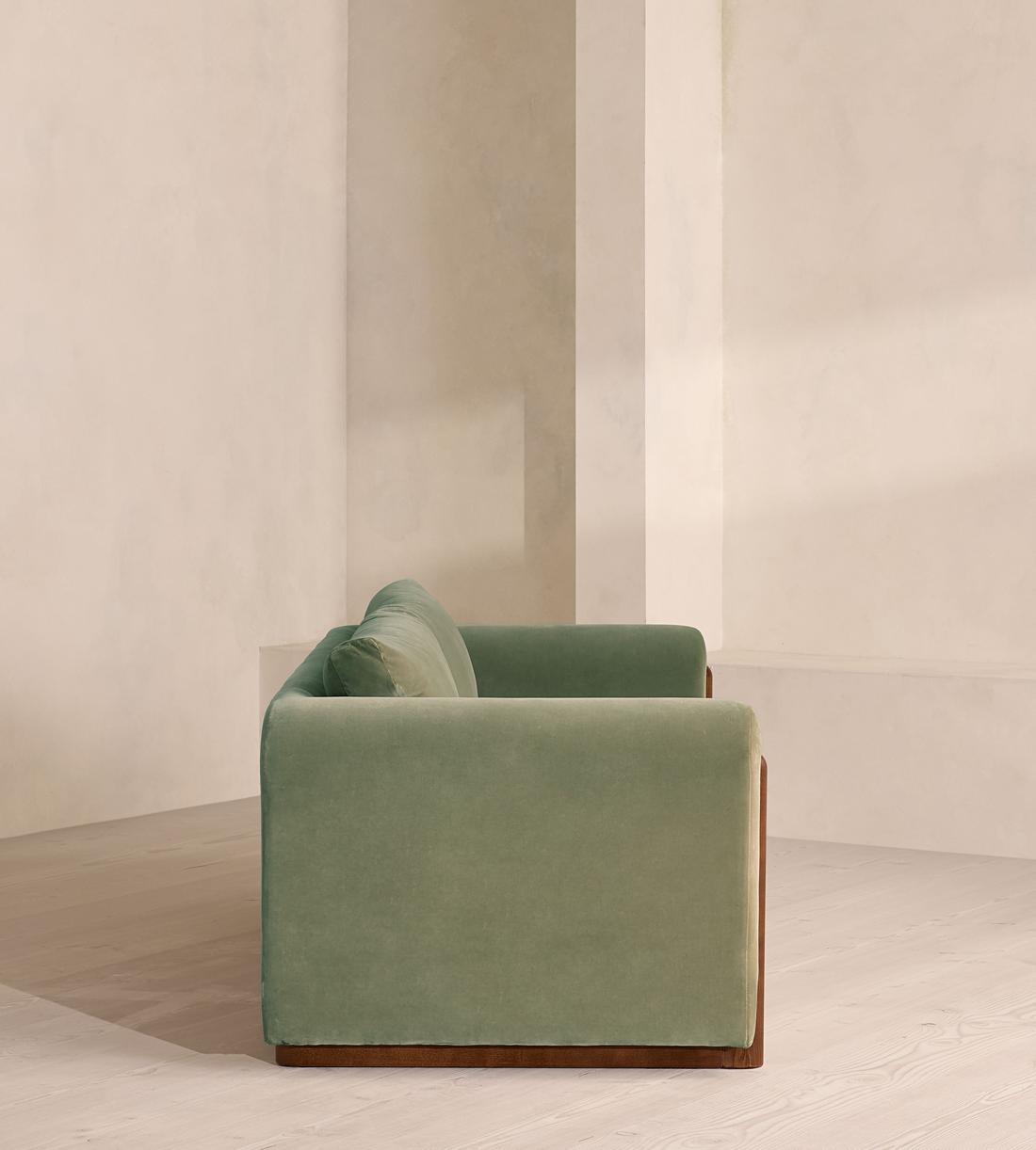 Farrell Three Seater Sofa - Velvet - Seafoam - UK - Images - Image 3