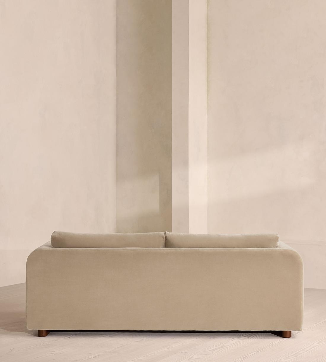 Farrell Three Seater Sofa - Velvet - Oyster - UK - Images - Image 4