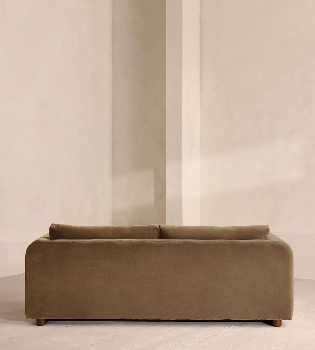 Farrell Three Seater Sofa - Velvet - Truffle - UK - Images - Image 4