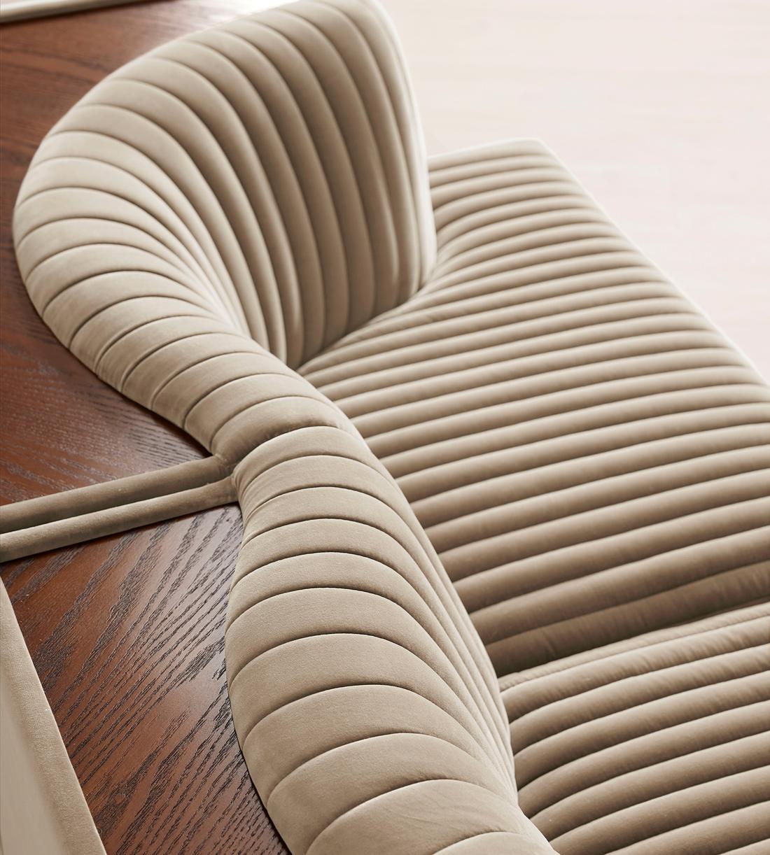 Hamish Modular Sofa - Three Seater - Velvet - Oyster - UK - Images - Image 6