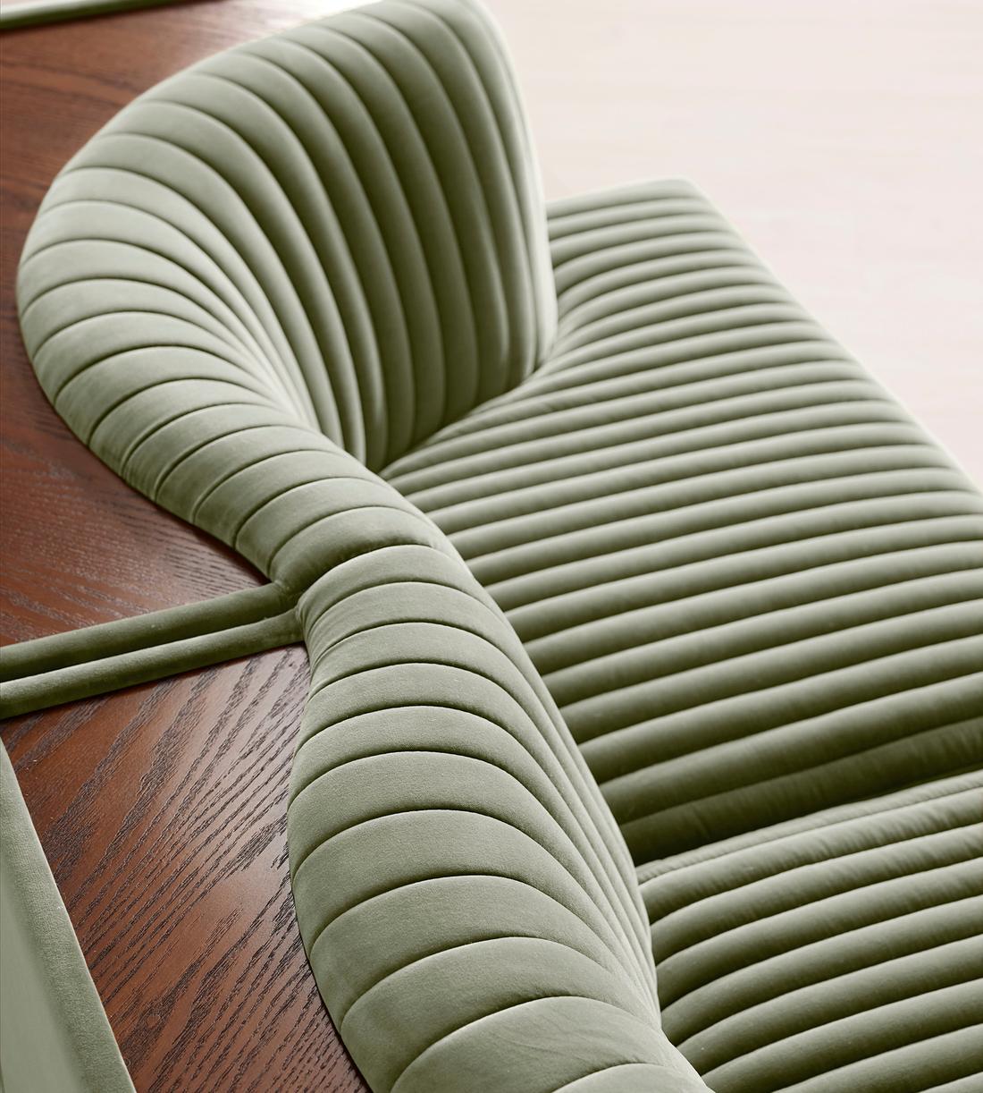 Hamish Modular Sofa - Three Seater - Velvet - Seafoam - UK - Images - Image 6