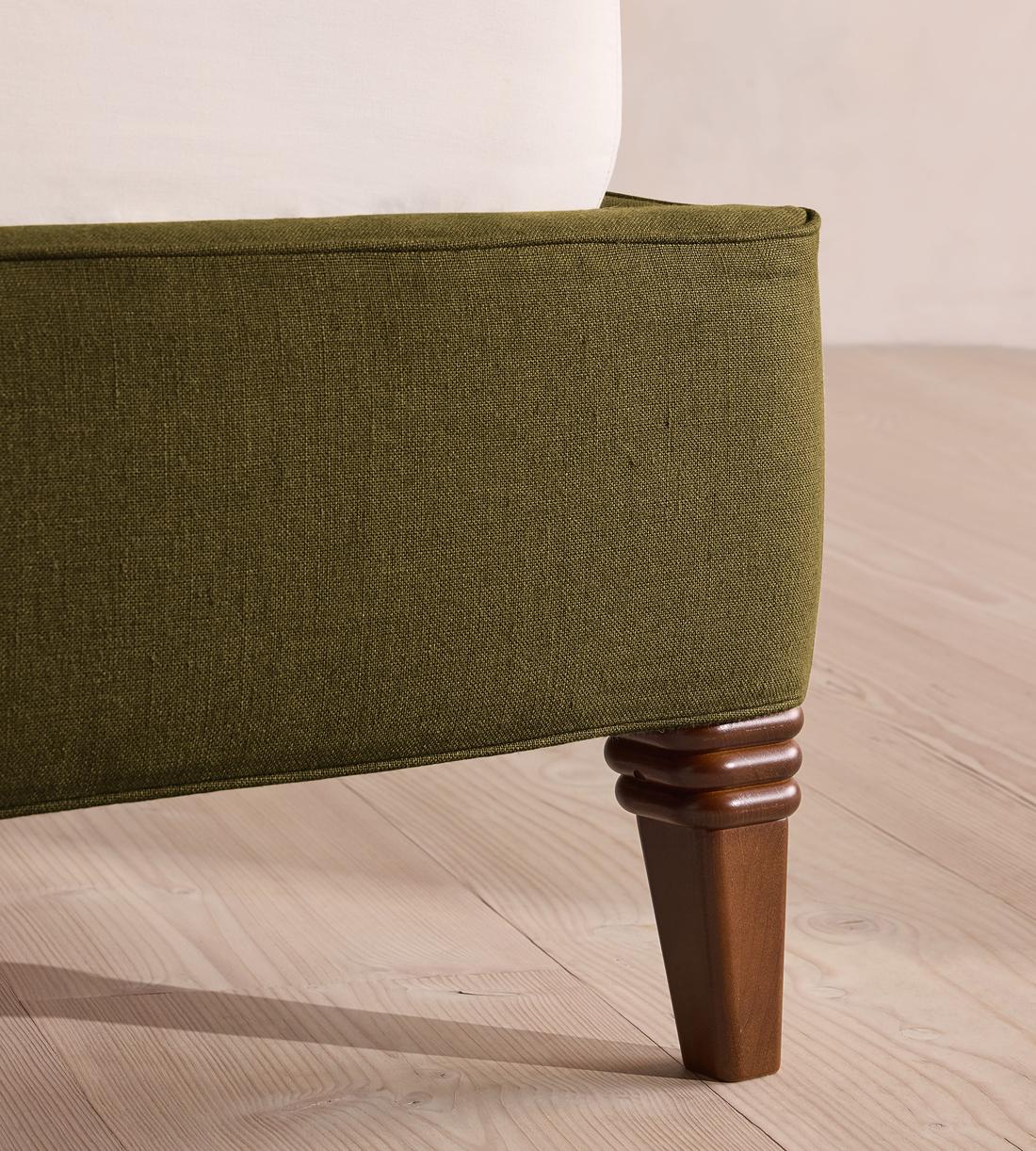 Keira Bed - Queen - Linen - Olive - US - Images - Image 5