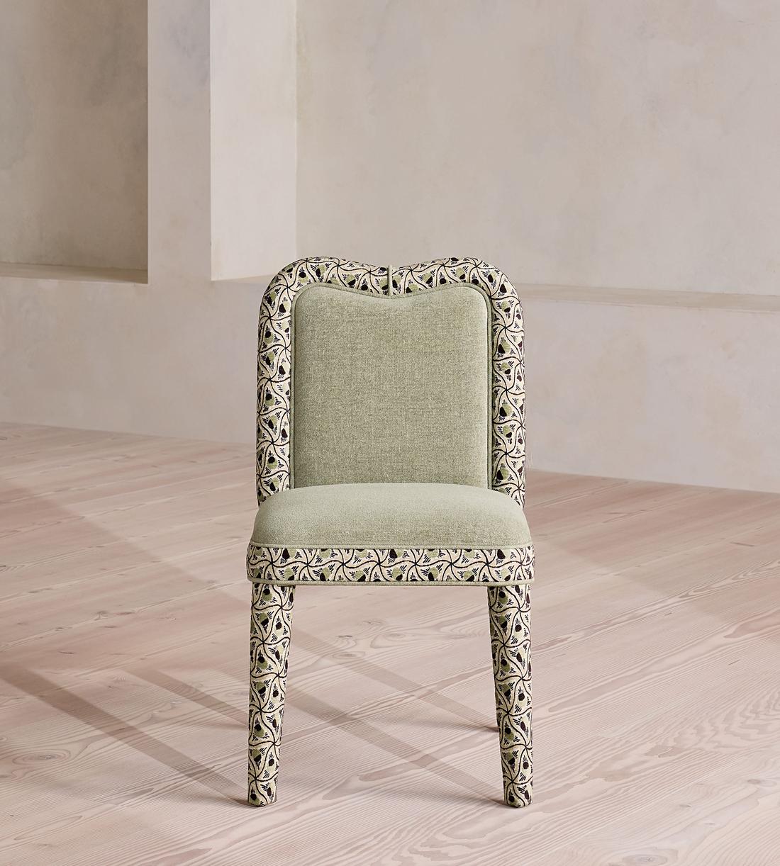 Pair of Keira Dining Chair - Murphy Jacquard - UK - Listing - Image 5
