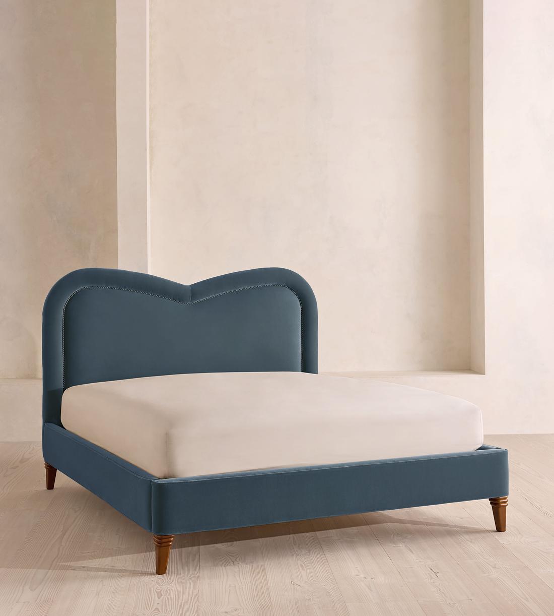 Keira Bed - Super king - Velvet - Grey Blue - UK - Listing - Image 1
