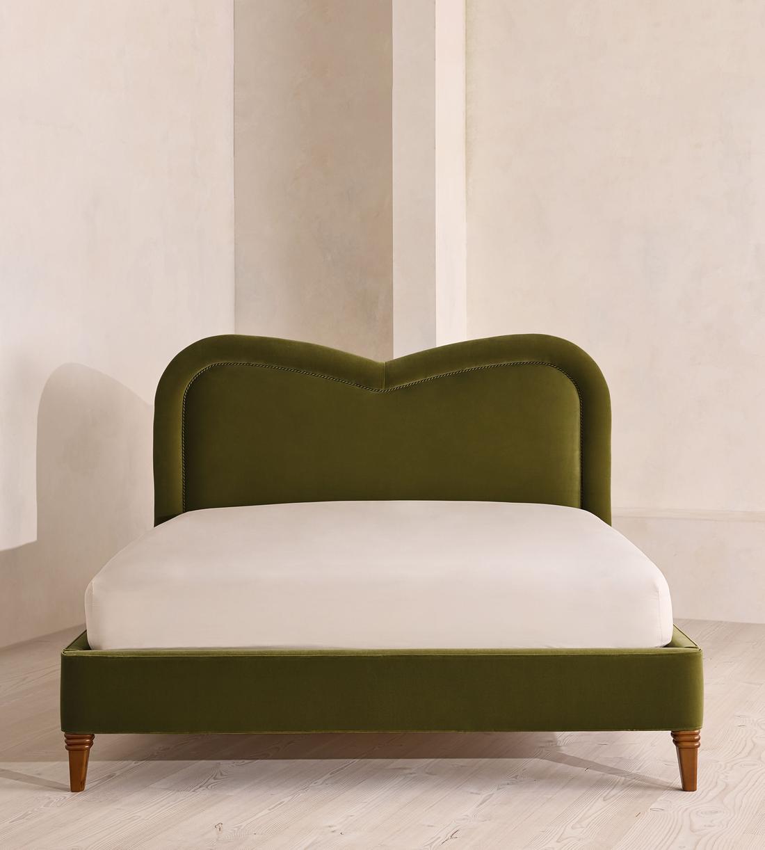 Keira Bed - Super king - Velvet - Olive - UK - Listing - Image 2