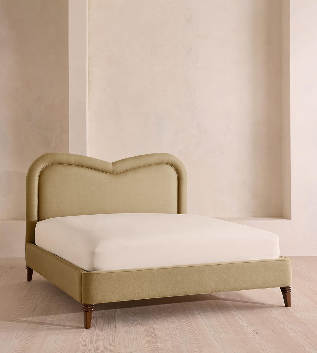 Keira Bed - Super king - Linen - Wheat - UK - Listing - Image 1