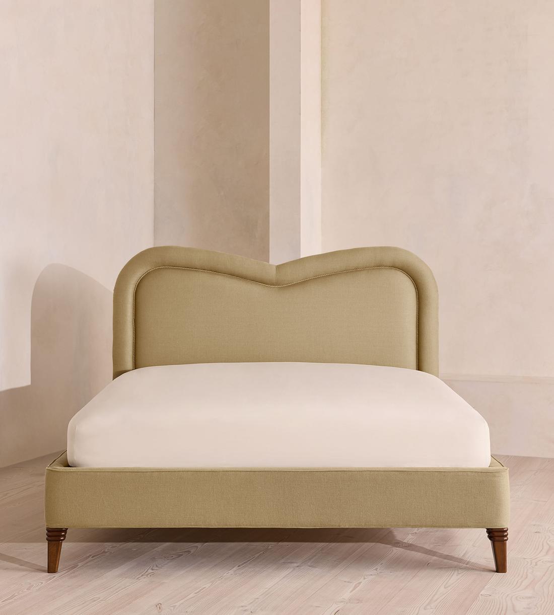 Keira Bed - Super king - Linen - Wheat - UK - Listing - Image 2