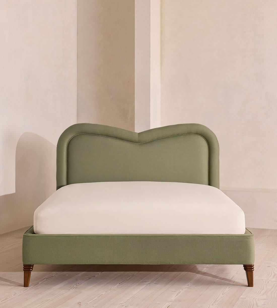 Keira Bed - Super king - Linen - Sage - UK - Listing - Image 2