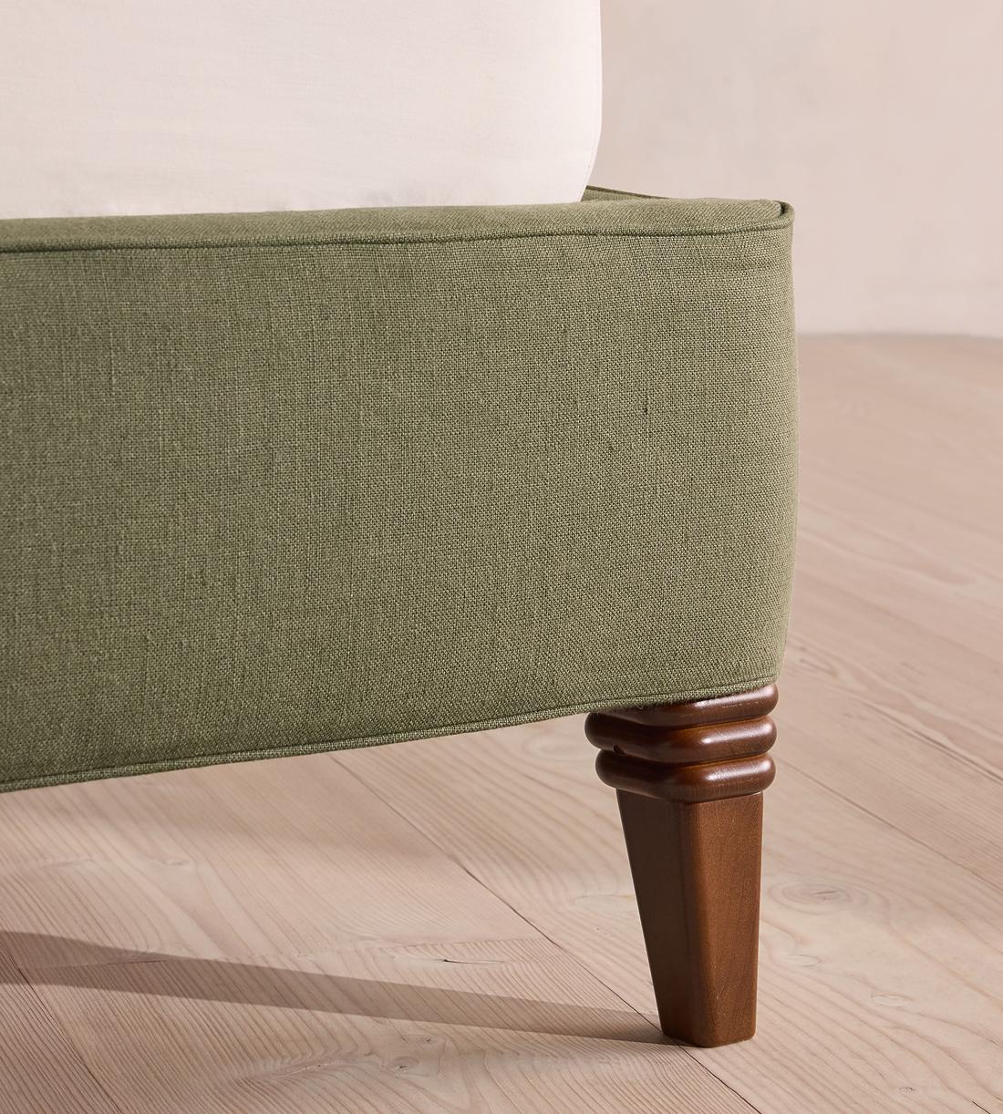 Keira Bed - King - Linen - Sage - UK - Images - Image 5