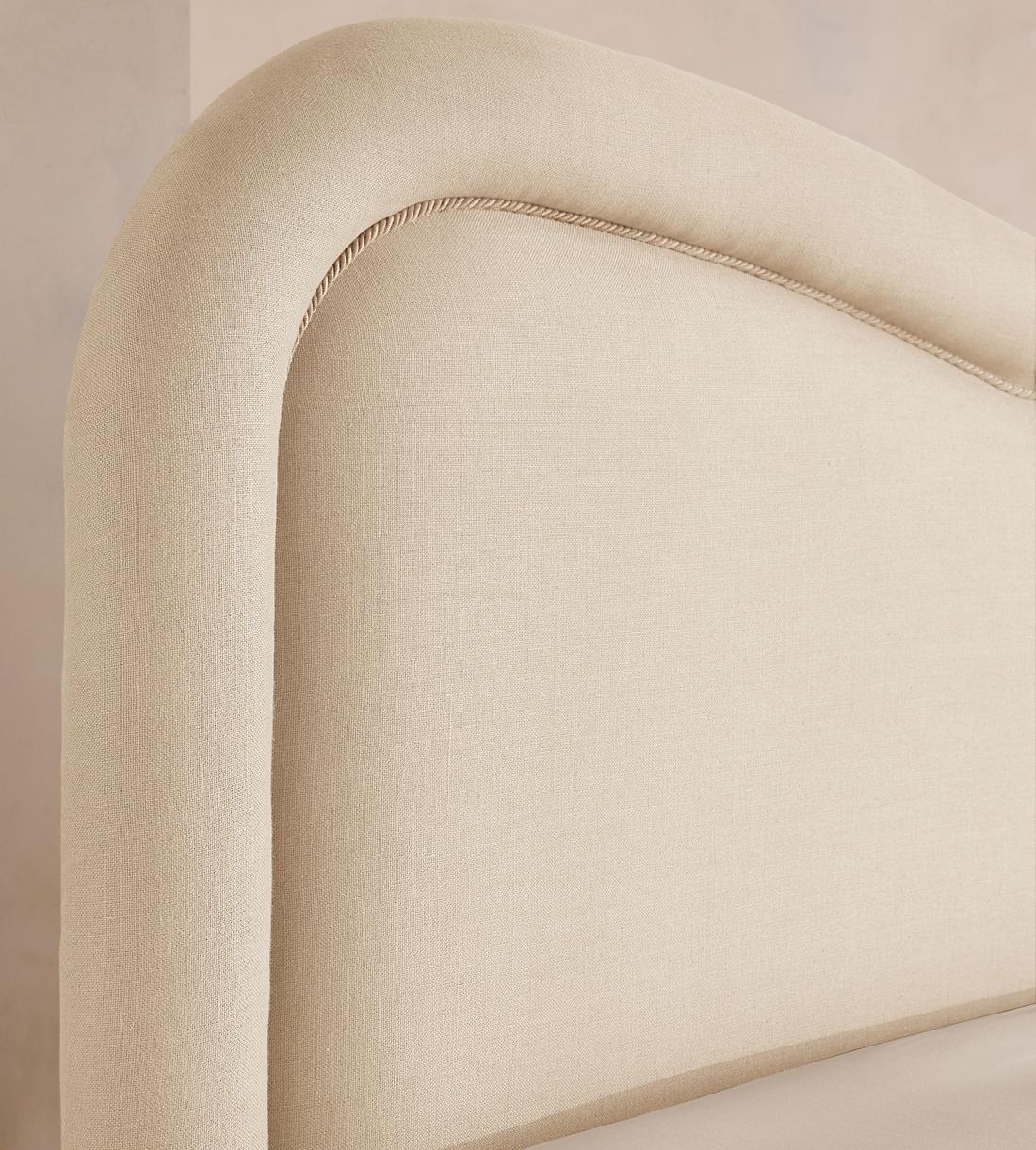 Keira Bed - King - Linen - Bisque - UK - Images - Image 3