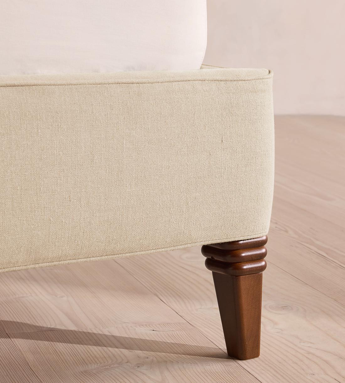 Keira Bed - Queen - Linen - Bisque - US - Images - Image 5