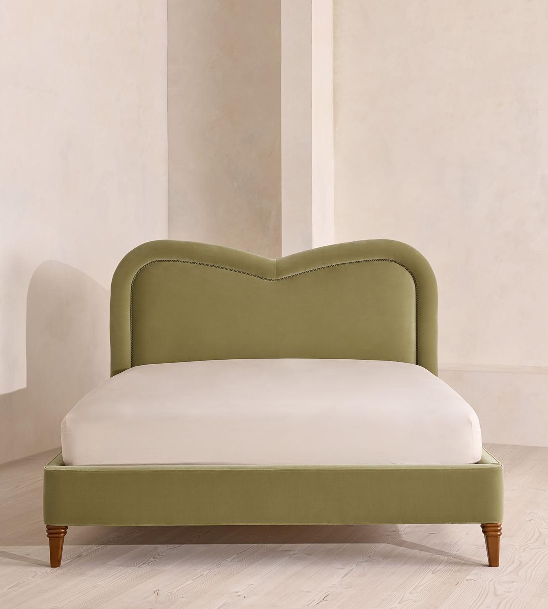 Keira Bed - Super king - Velvet - Lichen - UK - Listing - Image 2