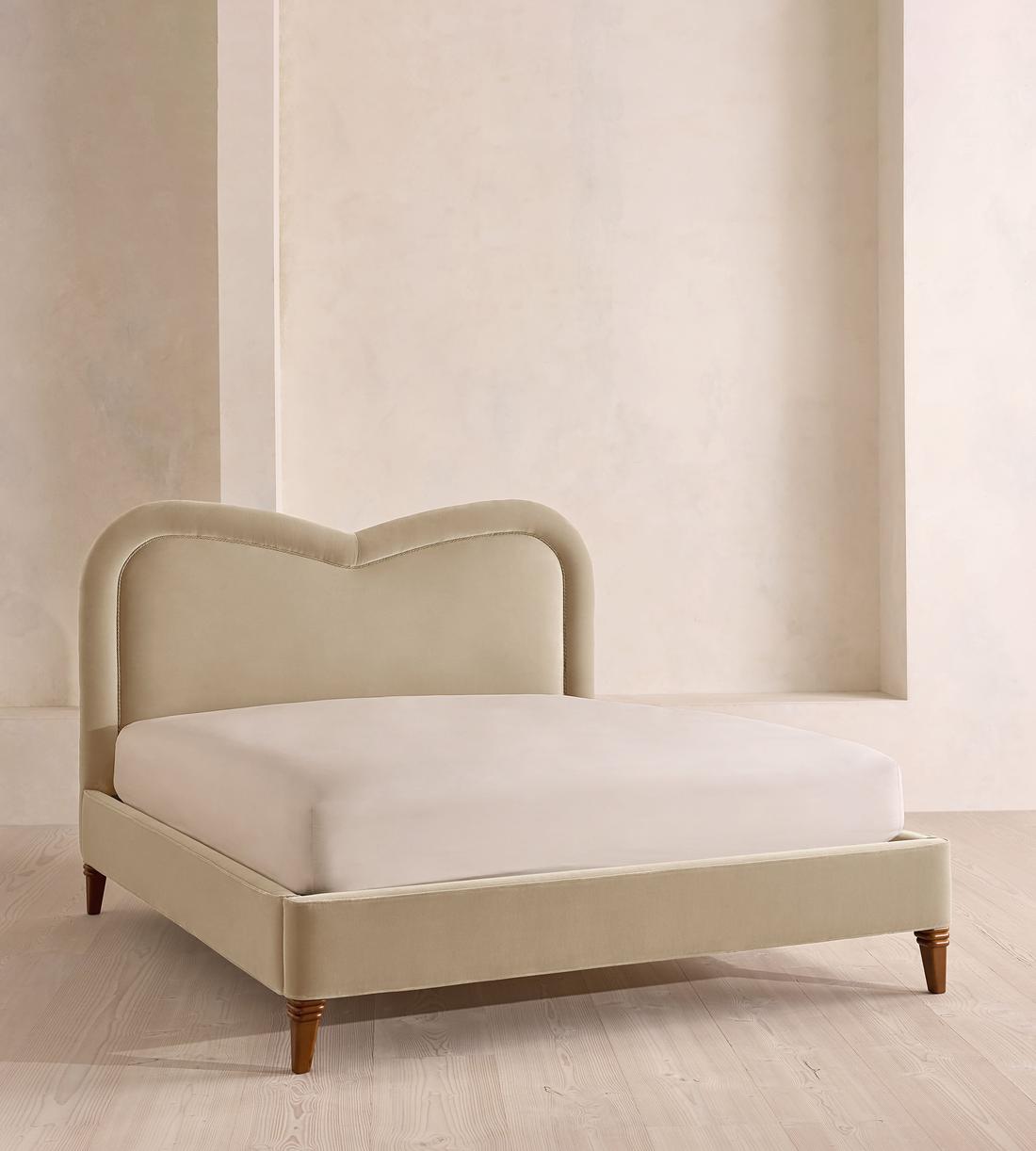 Keira Bed - King - Velvet - Oyster - UK - Listing - Image 1