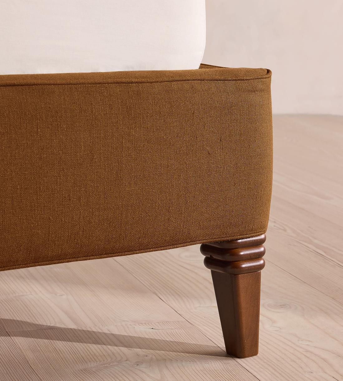 Keira Bed - Queen - Linen - Terracotta - US - Images - Image 5