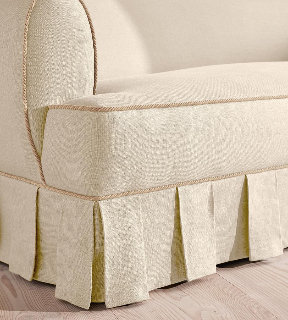 Madelyn Three Seater Sofa - Linen - Bisque - UK - Images - Image 5