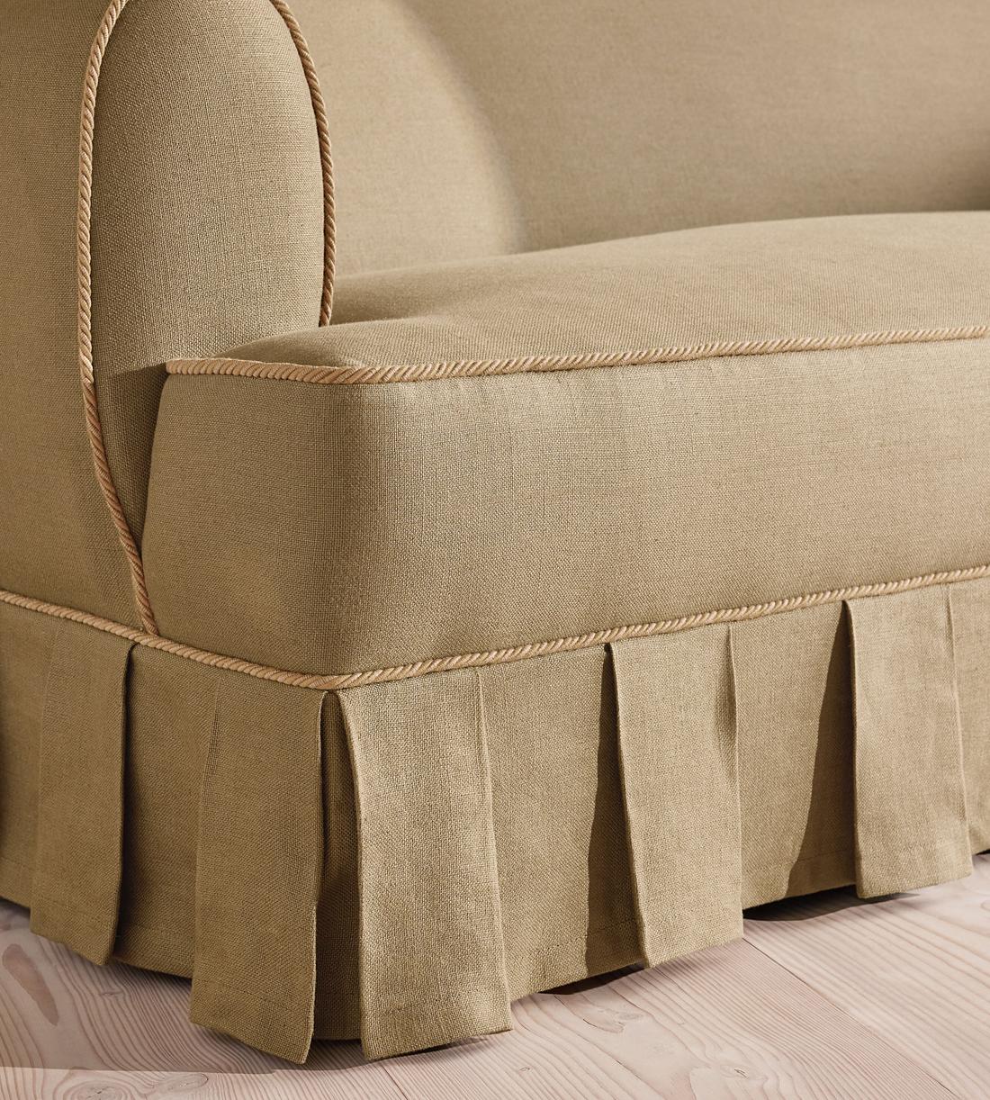 Madelyn Three Seater Sofa - Linen - Wheat - UK - Images - Image 6