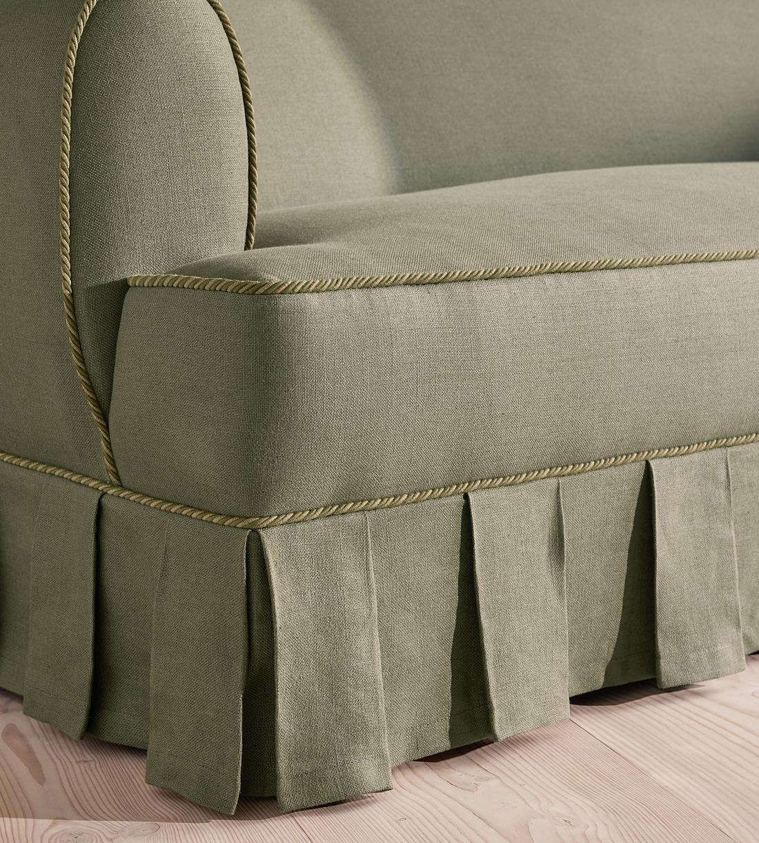 Madelyn Three Seater Sofa - Linen - Sage - UK - Images - Image 5
