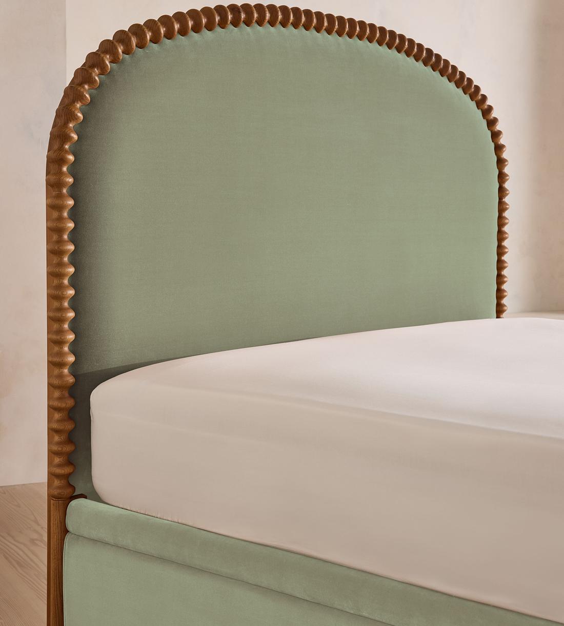 Mika Bed - King - Velvet - Seafoam - UK - Images - Image 3