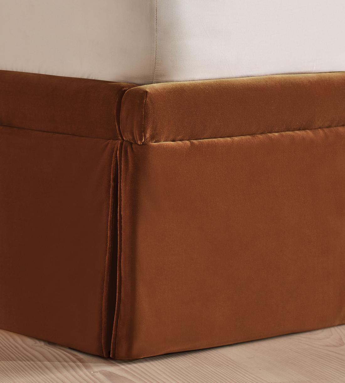 Mika Bed - King - Velvet - Cinnamon - UK - Images - Image 5