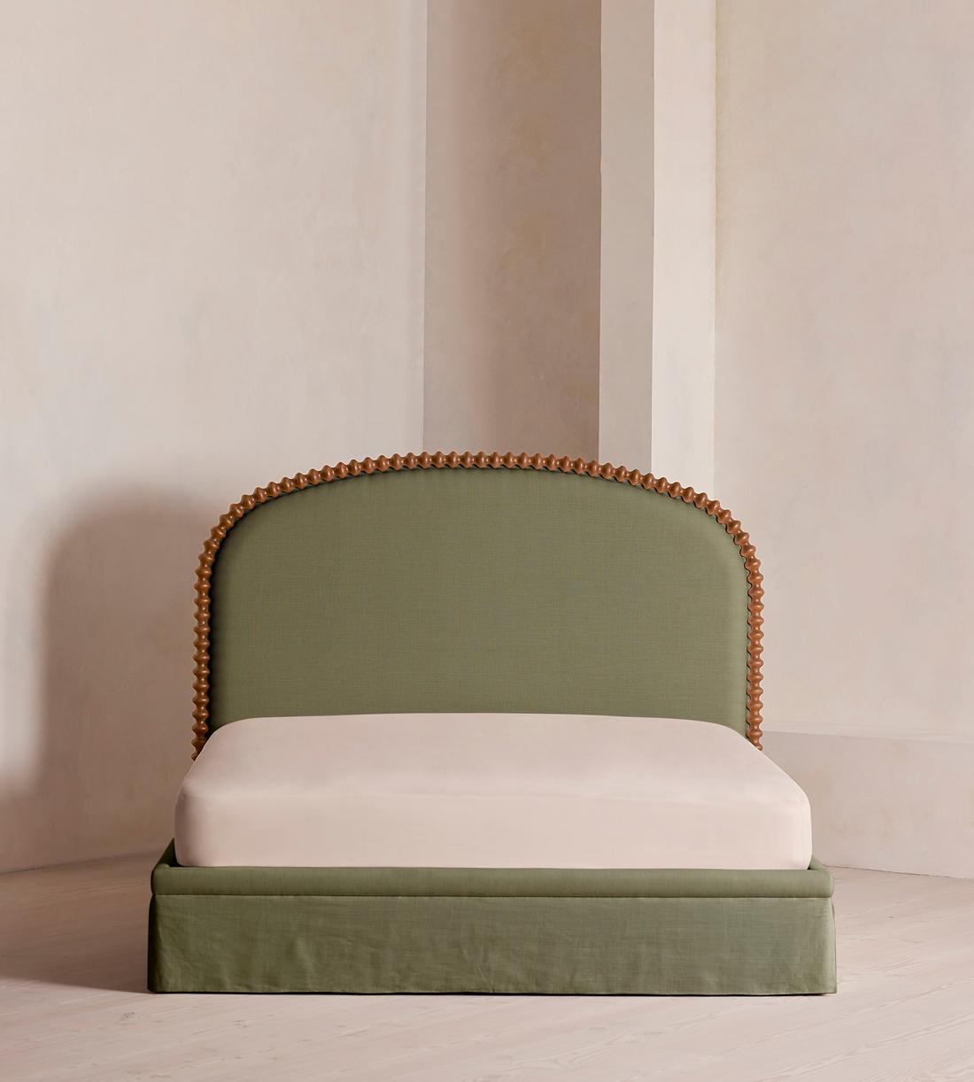 Mika Bed - King - Linen - Sage - US - Listing - Image 2