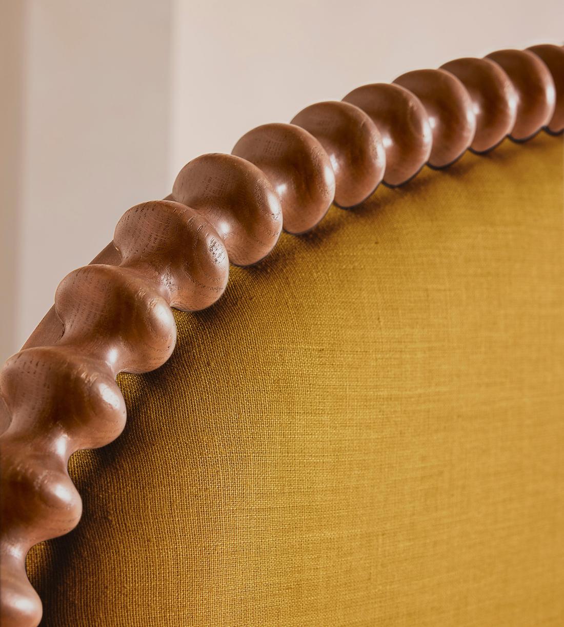 Mika Bed - King - Linen - Turmeric - UK - Images - Image 4